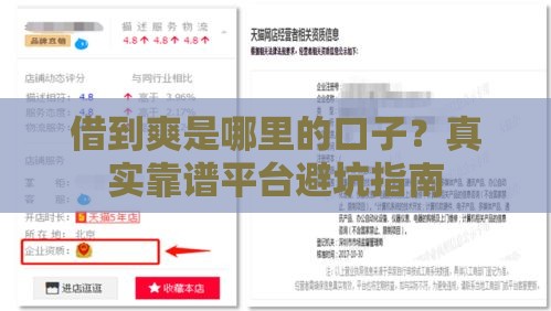 借到爽是哪里的口子？真实靠谱平台避坑指南