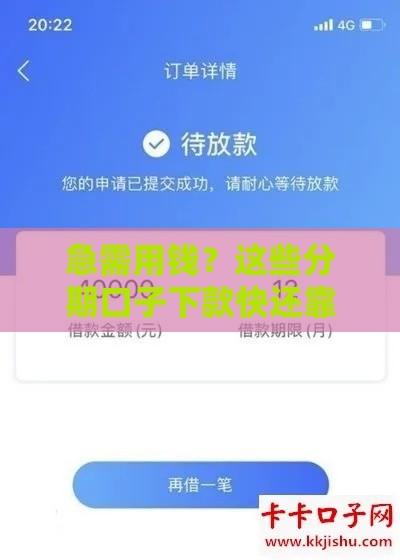 急需用钱？这些分期口子下款快还靠谱，手把手教你避坑！