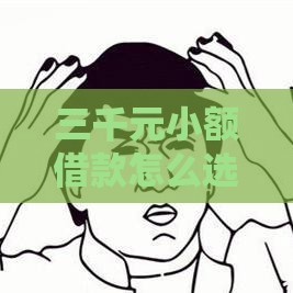 三千元小额借款怎么选？中介避坑指南看这里