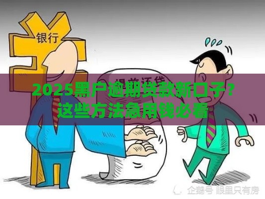 2025黑户逾期贷款新口子？这些方法急用钱必看