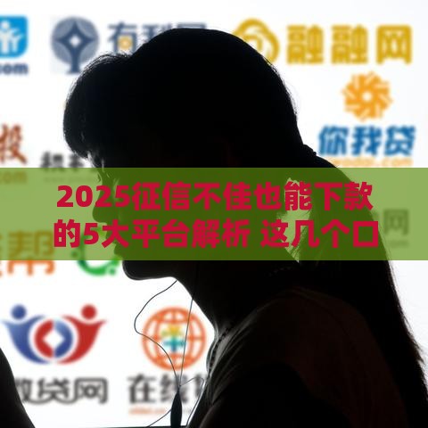 2025征信不佳也能下款的5大平台解析 这几个口子亲测有效