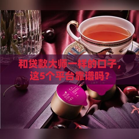 和贷款大师一样的口子，这5个平台靠谱吗？