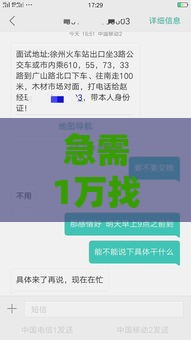 急需1万找私贷电话靠谱吗？快速到账的应急方案全解析