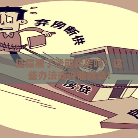 征信黑了还能卖房吗？这些办法或许能救急！