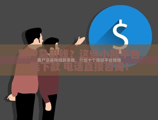 黑户急用钱？这些小额平台能下款 电话直接咨询！
