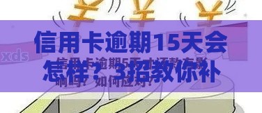 信用卡逾期15天会怎样？3招教你补救征信不留疤