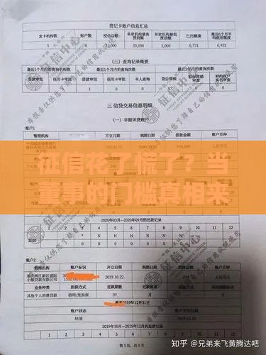 征信花了慌了？当董事的门槛真相来了！