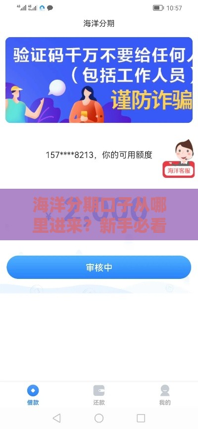 海洋分期口子从哪里进来？新手必看攻略+避坑指南