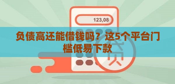 负债高还能借钱吗？这5个平台门槛低易下款