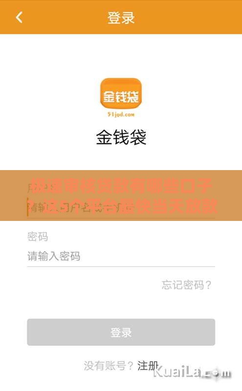 极速审核贷款有哪些口子？这5个平台最快当天放款！