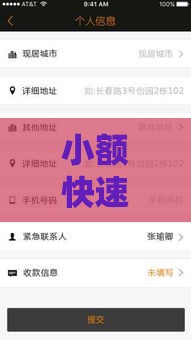 小额快速贷款口子丨5个正规平台下款快