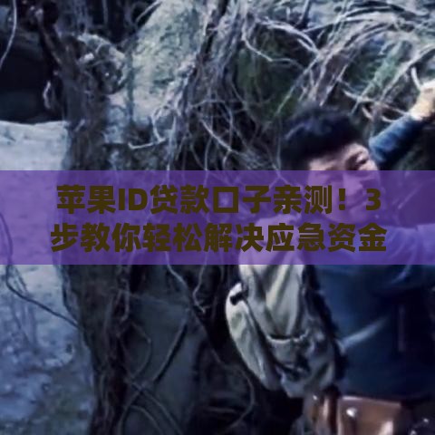 苹果ID贷款口子亲测！3步教你轻松解决应急资金