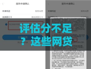 评估分不足？这些网贷借钱攻略快收好