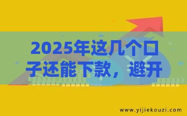2025年这几个口子还能下款，避开坑点一文说透