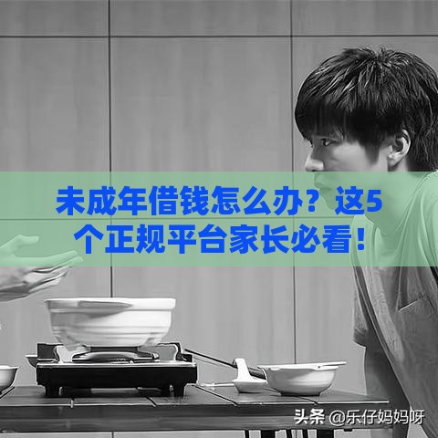 未成年借钱怎么办？这5个正规平台家长必看！