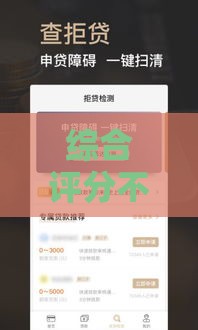 综合评分不足居然下款了？满18岁别急着放弃贷款！