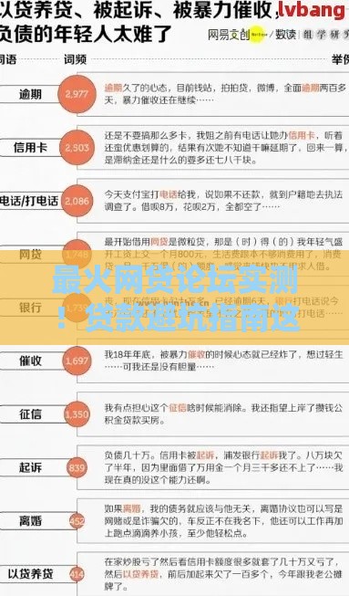最火网贷论坛实测！贷款避坑指南这几点必看