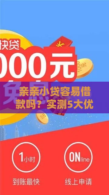 亲亲小贷容易借款吗？实测5大优势解析，