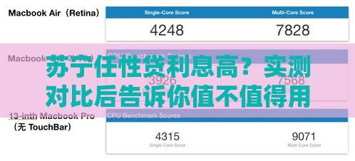 苏宁任性贷利息高？实测对比后告诉你值不值得用
