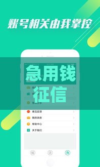 急用钱征信花怎么办？这些正规贷款渠道或许能帮到你