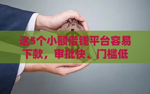 这5个小额借钱平台容易下款，审批快、门槛低