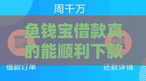 鱼钱宝借款真的能顺利下款？这几点必须看透！