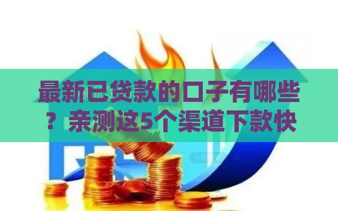 最新已贷款的口子有哪些？亲测这5个渠道下款快、门槛低！