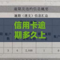 信用卡逾期多久上征信？这3个时间点必须记住！