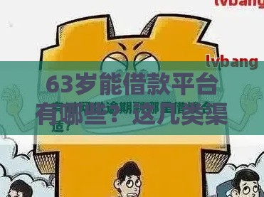 63岁能借款平台有哪些？这几类渠道或许能解急用钱难题