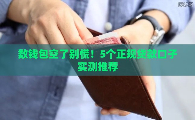 数钱包空了别慌！5个正规贷款口子实测推荐