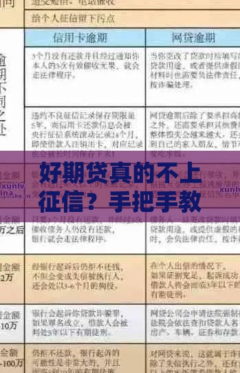 好期贷真的不上征信？手把手教你正确操作避开风险