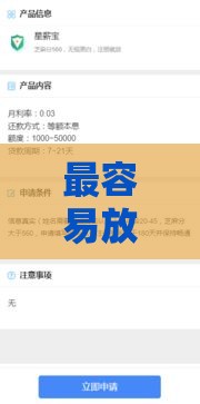 最容易放款的贷款口子盘点