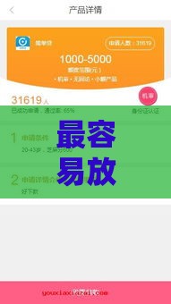 最容易放款的贷款口子盘点