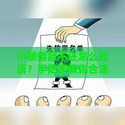 小额借款不还怎么起诉？手把手教你合法维权流程