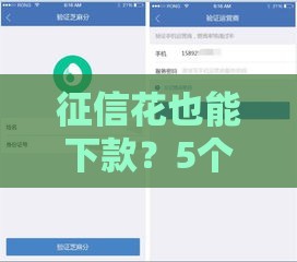 征信花也能下款？5个不上征信的贷款口子解析