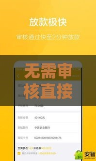无需审核直接放款的小额备用金平台有哪些？