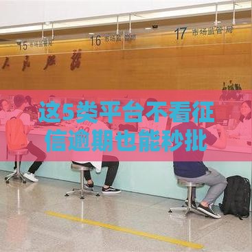 这5类平台不看征信逾期也能秒批