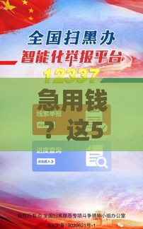 急用钱？这5家平台可分36期慢慢还！