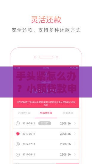 手头紧怎么办？小额贷款申请全攻略，3分钟快速搞懂流程！