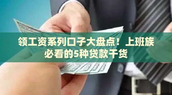 领工资系列口子大盘点！上班族必看的5种贷款干货