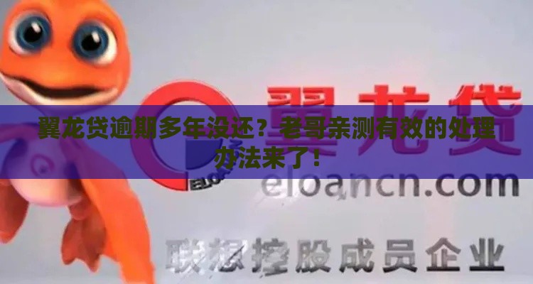 翼龙贷逾期多年没还？老哥亲测有效的处理办法来了！