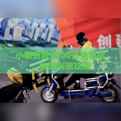小额贷款2000元免审核，快速到账攻略