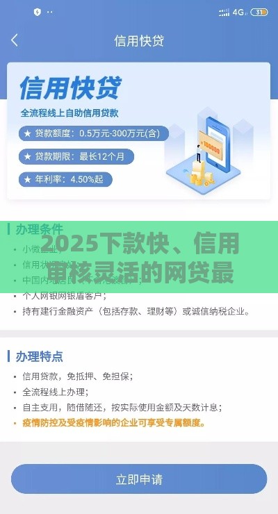 2025下款快、信用审核灵活的网贷最新攻略