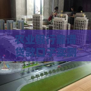 农业银行靠谱贷款口子实测！手把手教你申请低利率攻略