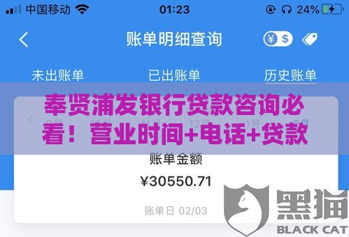 奉贤浦发银行贷款咨询必看！营业时间+电话+贷款攻略全解析