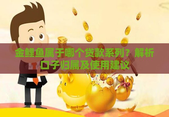 金鲤鱼属于哪个贷款系列？解析口子归属及使用建议