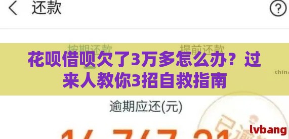 花呗借呗欠了3万多怎么办？过来人教你3招自救指南
