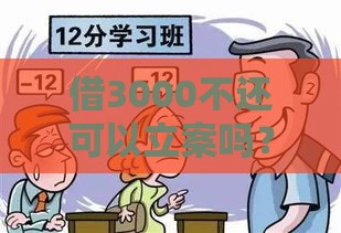 借3000不还可以立案吗？后果比你想象的更严重！这些正确处理方式要记牢