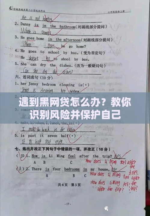 遇到黑网贷怎么办？教你识别风险并保护自己