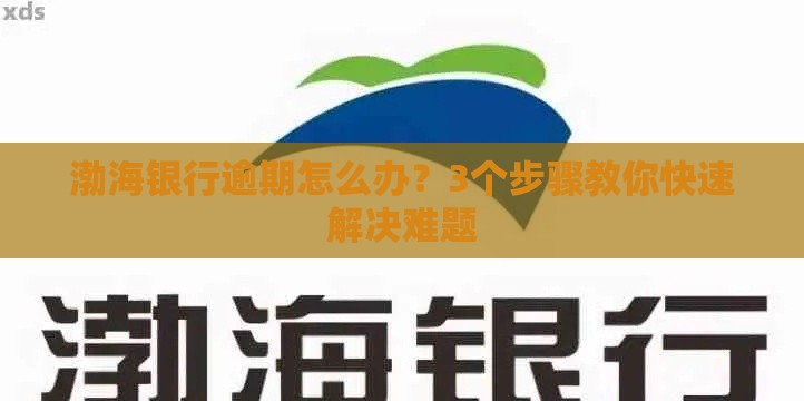 渤海银行逾期怎么办？3个步骤教你快速解决难题
